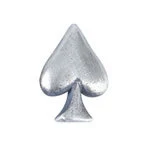 Title 4, Mini clous doreilles de poker en argent sterli...