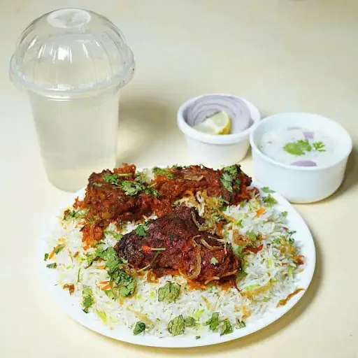 Chicken Tandoori Biryani With Lemonade