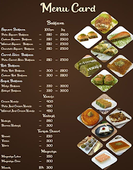 Ottoman's Baklava menu 1