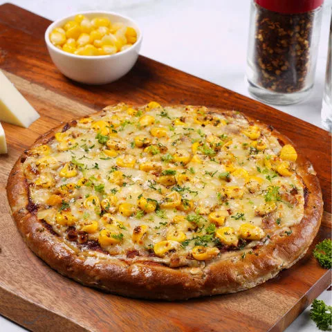 8" Golden Corn Pizza