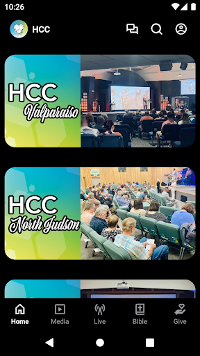 Screenshot Heartland Christian Center