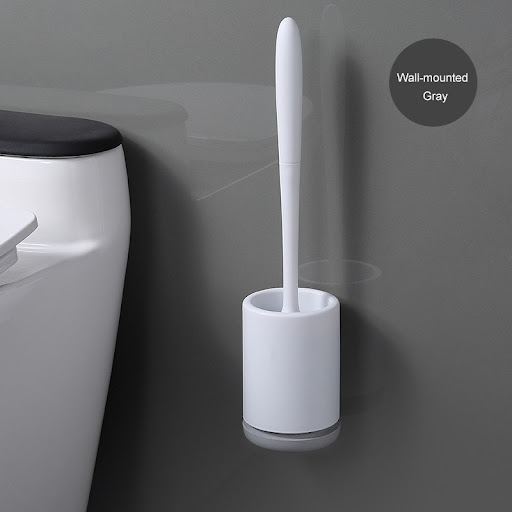 Title 4, Non-stick Hair Soft Plastic Brush Head Toilet B...