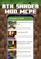 RTX Shaders for MCPE Screenshot