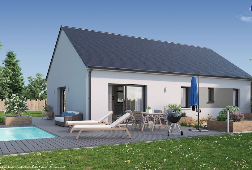  Vente Terrain + Maison - Terrain : 400m² - Maison : 79m² à Bain-de-Bretagne (35470) 