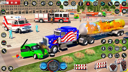 Screenshot Fuel Tanker Truck Game 3d