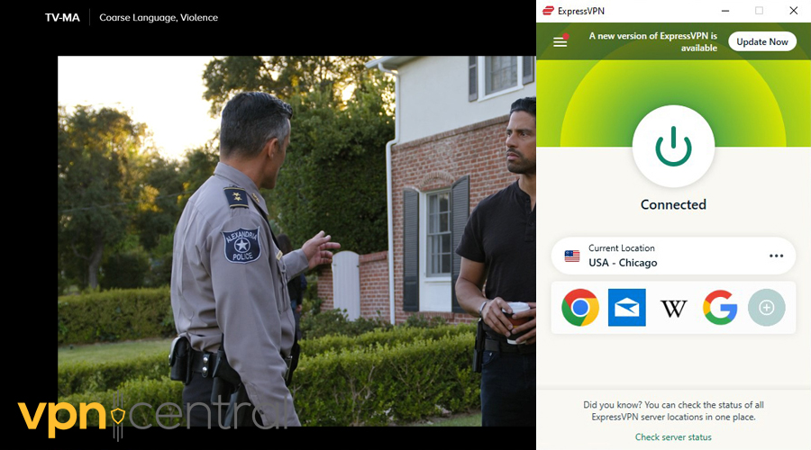 Watch CBS in the UK with ExpressVPN on