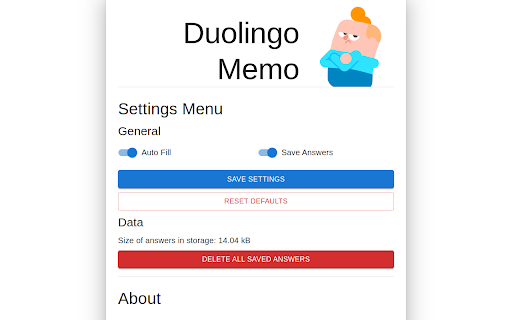 Duolingo Memo