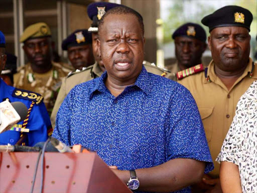 Interior Cabinet Secretary Fred Matiang'i.