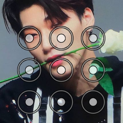 San Ateez Pattern Lock Screen