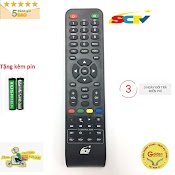 Điều Khiển Đầu Sctv Loại Tốt Zin Theo Máy - Tặng Kèm Pin - Remote Sctv