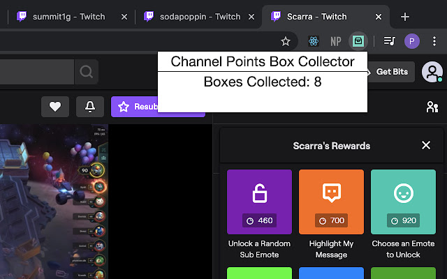 Twitch Channel Points Gift Box Plugin chrome extension