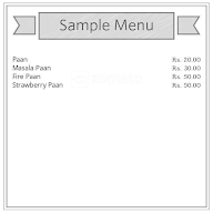 Om Pan Bhandar menu 2