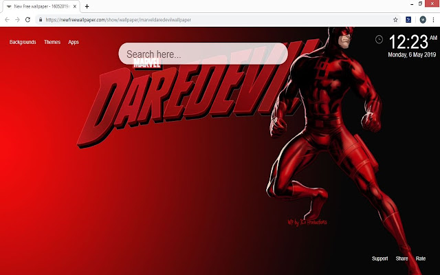 Marvel Daredevil HD Wallpaper New Tab