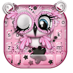 Cover Image of Download Pretty Pinky Owl Keyboard Theme 1.0 APK