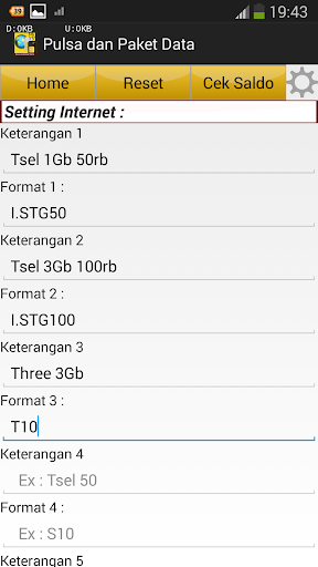 Pulsa dan Paket Data