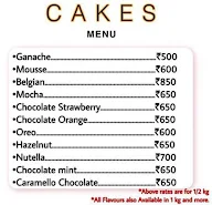 Creamy Confections menu 1