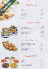 Sri Curries menu 2