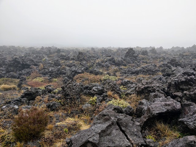 Tongariro Alpine Crossing Foggy Day