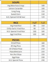 K.O Gaming Arena & Cafe menu 2