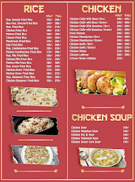 The King China menu 2