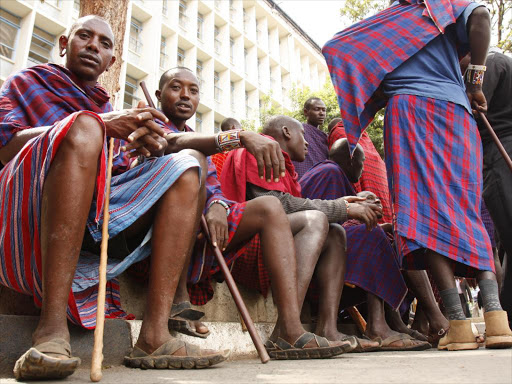 Maasai Morans stormed police station demanding a search be mounted for their kinsman who went missing from a Nairobi hospital./FILE