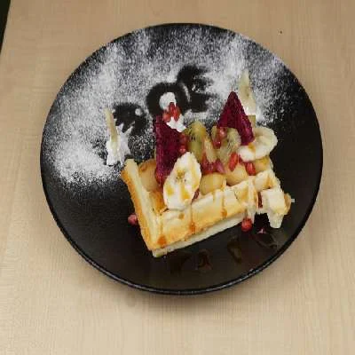 Fresh Fruit Compote Waffle