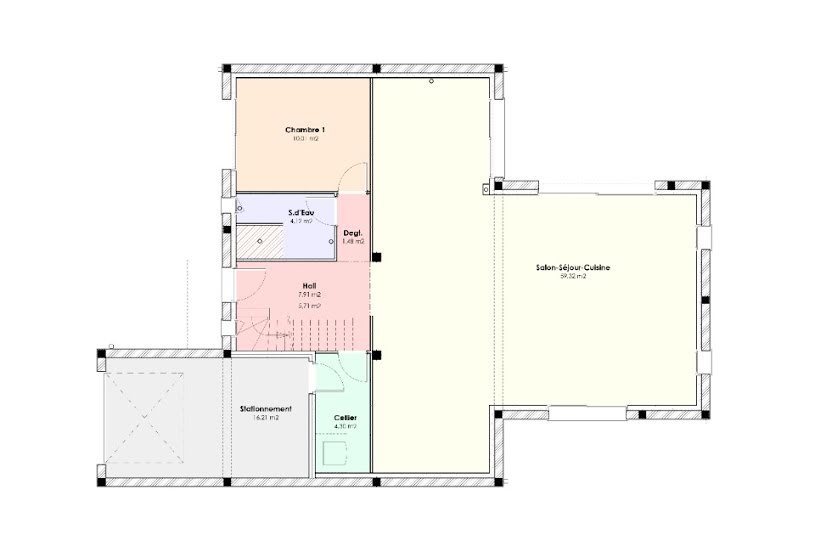  Vente Terrain + Maison - Terrain : 600m² - Maison : 146m² à Sorigny (37250) 