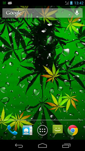 Weed Ripple Live Wallpaper