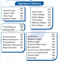 Quick Bite menu 1