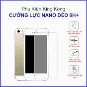 Kính Cường Lực Mặt Trước, Sau Cho Iphone 4, 4S, 5, 5S, 6, 6S, 7, 8 Cường Lực Nano Dẻo 9H+