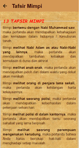 Tafsir Mimpi Kajian Islam