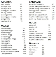 Hungry Tiger menu 1