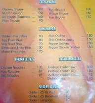 Chennai RR Biriyani menu 2