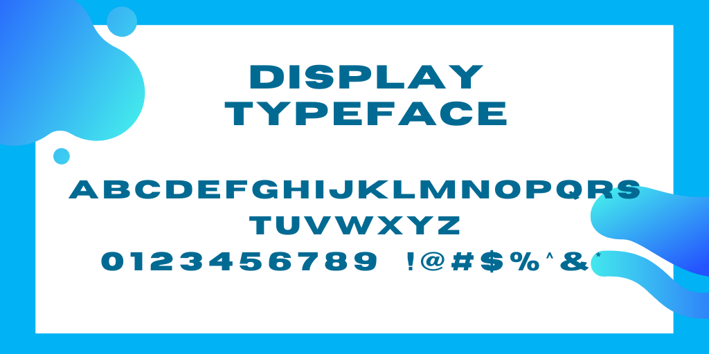 Display Typeface