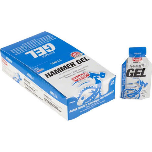 Hammer Nutrition Hammer Gel: Vanilla, 24 Single Serving Packets