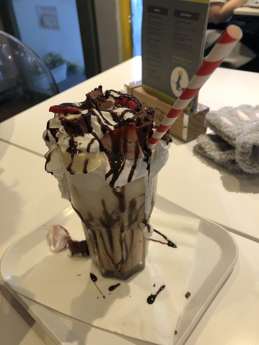 Gluten and daory free freakshake