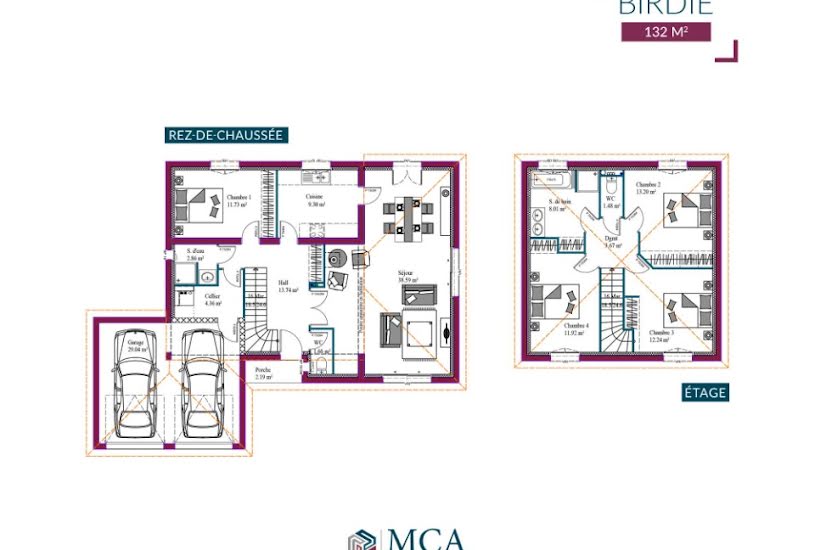  Vente Terrain + Maison - Terrain : 598m² - Maison : 132m² à Saint-Paul-lès-Dax (40990) 