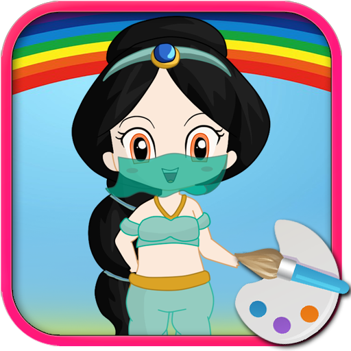 Girl Chibi Nendodroid Coloring 教育 App LOGO-APP開箱王
