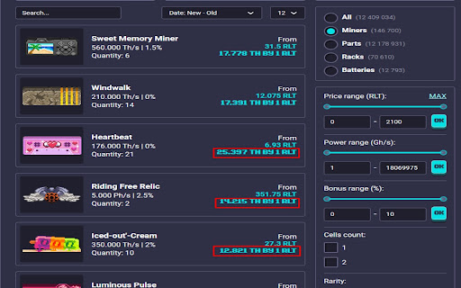 Roller coin help extension