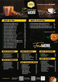 OYA Cafe menu 1