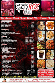 Ikroz Cafe menu 1