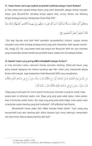 33 Questions Regarding Qurban - Ustadz Abdul Somad