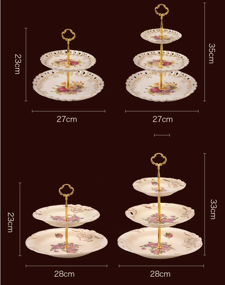 Title 1, Présentoir à desserts céramique à trois niveaux...