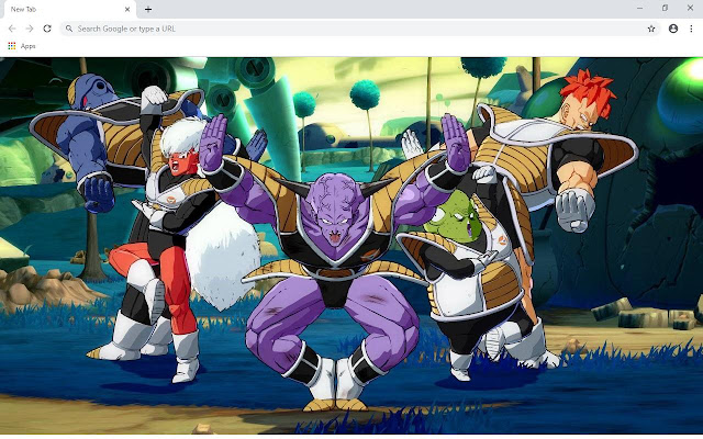 DragonBall Fighter Z Wallpapers and New Tab