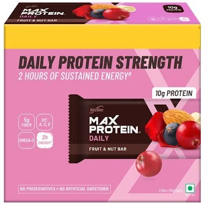 Rite Bite Ritebite Max Protein Daily Fruit & Nut Bar - 50 gm