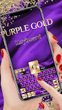 Purple Gold Luxury Keyboard