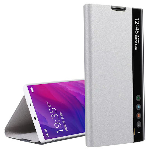 Title 4, Smart flip leather case for comprehensive prote...