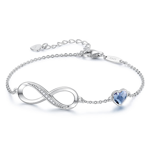 Title 1, Infinite Eternal 8-Word Classic S925 Sterling S...