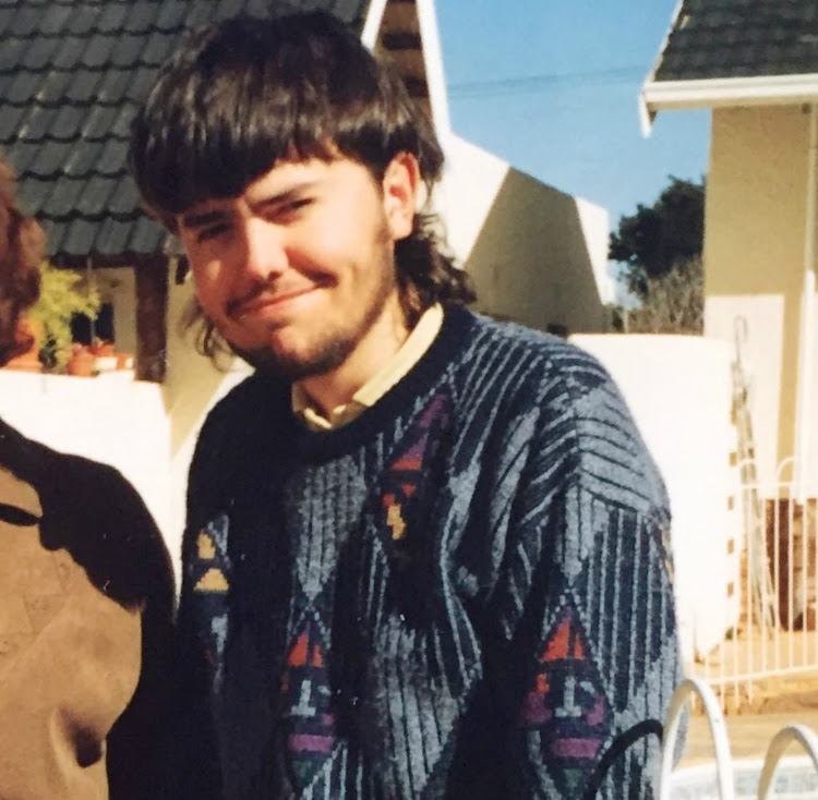 Paul le Roux as a teenager in Krugersdorp.