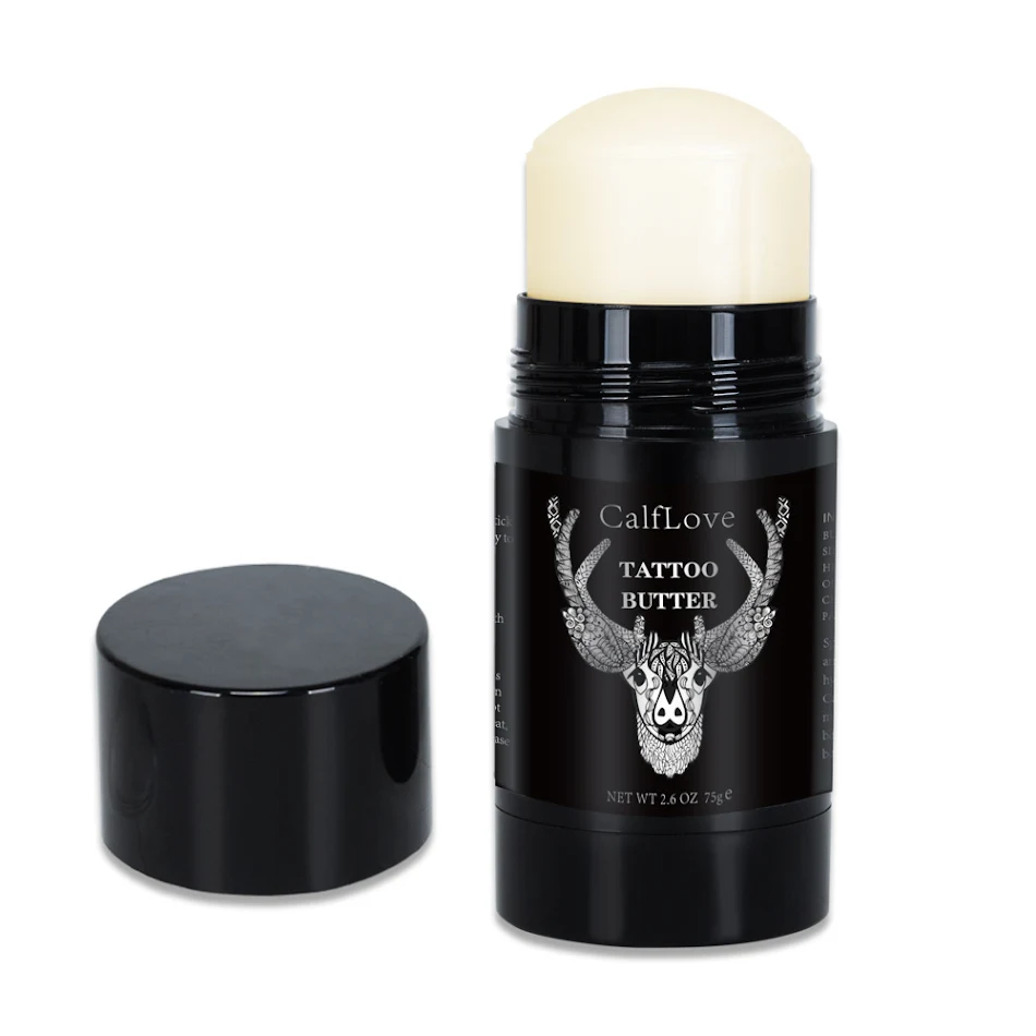 Tattoo Color and Comfort Care Stick – Hydrates, protects and enhances tattoo color. Soothes irritated skin and keeps tat